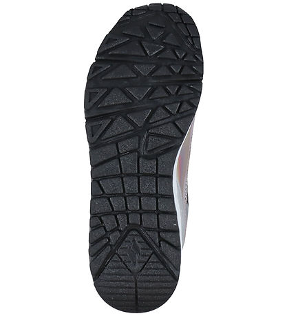 Skechers Sko - Platina Flash - Sølv/Svart