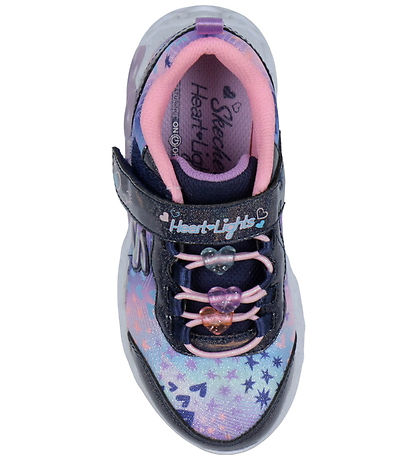 Skechers Skór M. Ljós - Heart Skartgripir - Dökkblátt/Multi