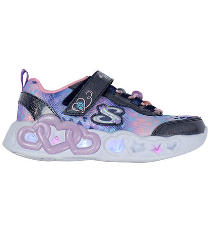Skechers Skór M. Ljós - Heart Skartgripir - Dökkblátt/Multi