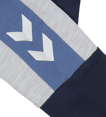 Hummel Sweatshirt - HmlMini - Dress Blues w. Logo