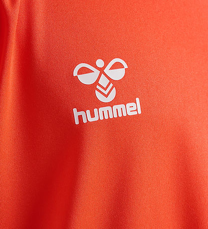 Hummel Tracksuit - HmlLogo - Nasturtium/Dark Denim