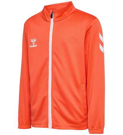 Hummel Tracksuit - HmlLogo - Nasturtium/Dark Denim
