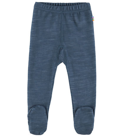 Joha Leggings M. Fætur - Ull/Bambus - Dark Denim