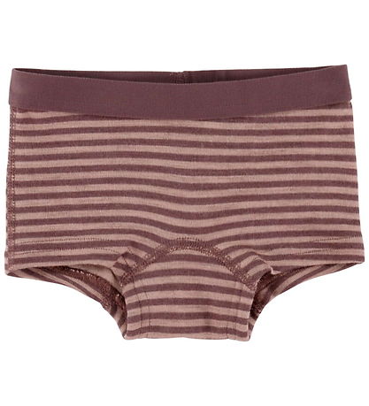 Joha Hipsters - Wool - Rose w. Stripes