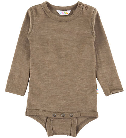 Joha Romper l/s - Wol/Zijde - Beige Melange