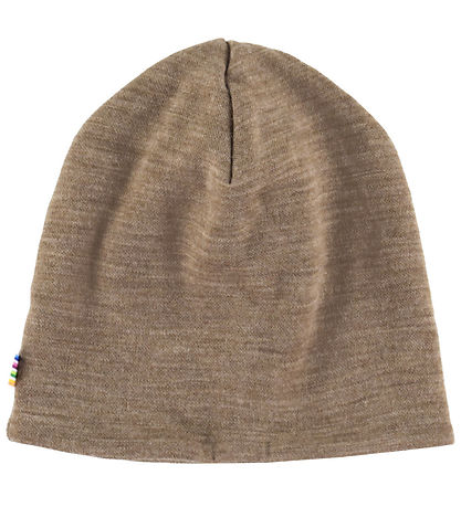 Joha Beanie - 2-layer - Wool/Silk - Beige Melange