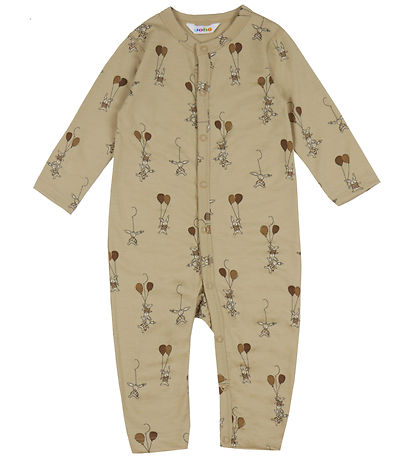 Joha Jumpsuit - Wool - Beige w. Rabbits