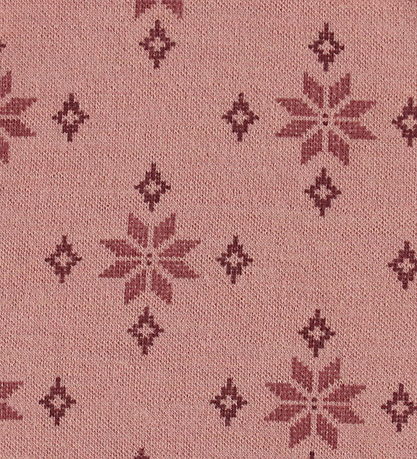 Joha Kleid - Wolle/Baumwolle - Rose m. Schneeflocken