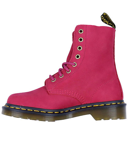 Dr. Martens Stígvél - 1460 Pascal - Fucksia Bleikt Milled Nubuck