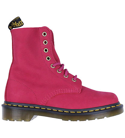 Dr. Martens Stígvél - 1460 Pascal - Fucksia Bleikt Milled Nubuck