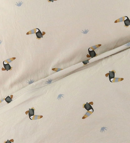 OYOY Rúmföt - Junior - Toucan - Leir