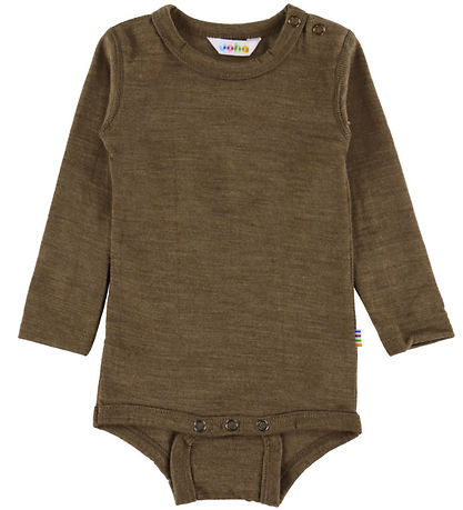 Joha Romper l/s - Wol/Zijde - Bruin Gevlekt