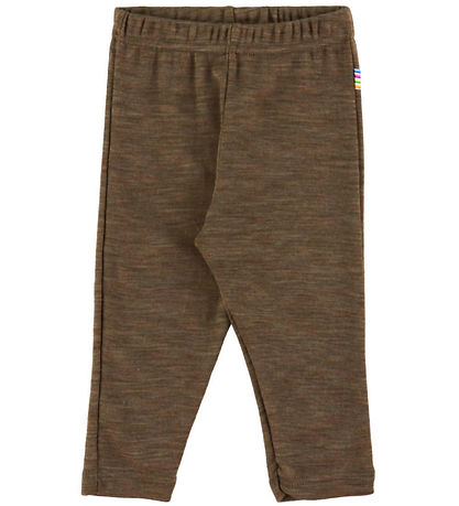 Joha Leggings - Wol/Zijde - Bruin Gevlekt