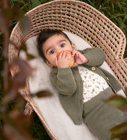 CeLaVi Cardigan - Wool - Dusky Green