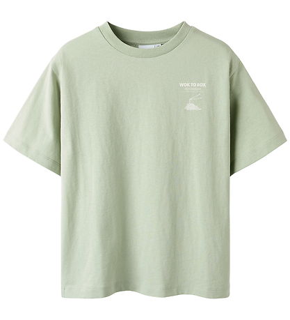 Name It T-shirt - NkmFrederik - Desert Sage w. Print