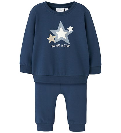 Ensemble de Jogging Name It - NbmVonne - Insigne Blue/Étoiles