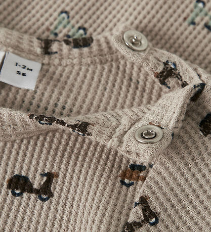 Name It Bodysuit l/s - NbmNooter - Iceland Fossil