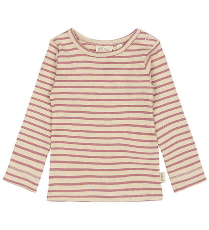 Petit Piao Blússa - Rib - Modal - Nostalgísk Rose/Off White