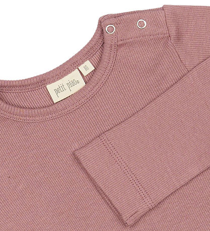 Petit Piao Blússa - Rib - Modal - Nostalgísk Rose