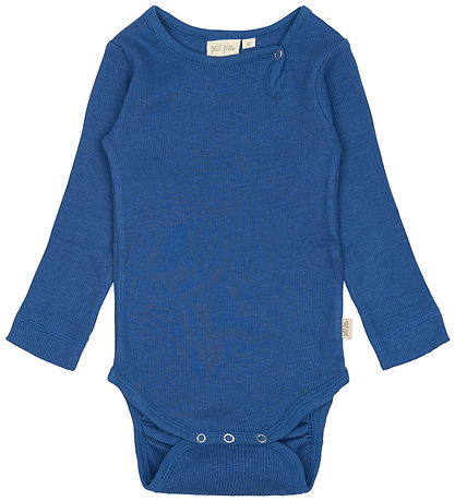 Petit Piao Bodysuit l/s - Rib - Modal - True Navy