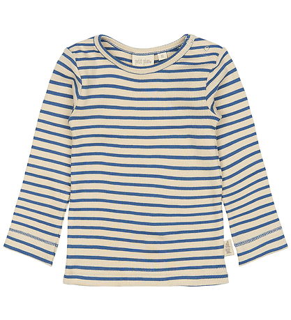 Petit Piao Bluse - Rib - Modal - True Navy/Off White