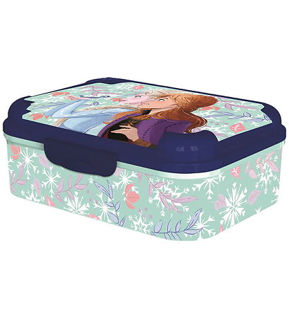 Frozen Nestisbox - 16x11x6,5 cm - Blátt/Grænblátt