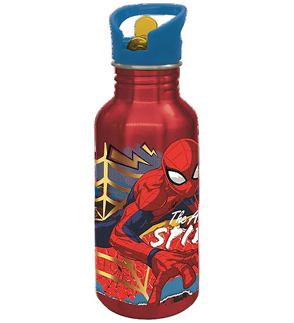 Spider-Man Vattenflaska - Alu - 545 ml - Röd/Blå