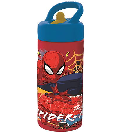 Spider-Man Vatnsflaska - 410 ml - Rautt/Blátt