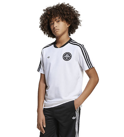 adidas Originals Stuttermabolur - Hvítt M. Svart