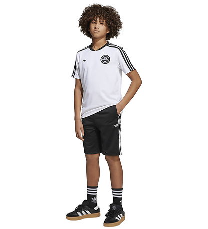 adidas Originals Stuttermabolur - Hvítt M. Svart