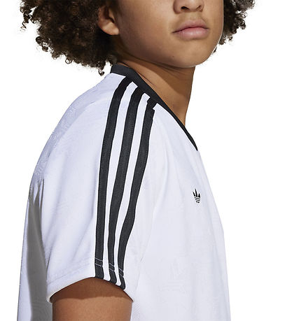 adidas Originals Stuttermabolur - Hvítt M. Svart