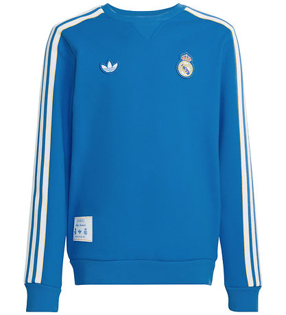 adidas Originals Sweatshirt - Real Madrid - Blue Bird/White