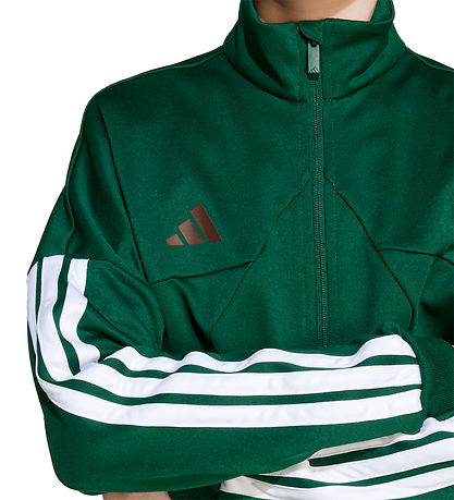 adidas Performance Cardigan - House Of Tiro - Dark Green/Core Wh