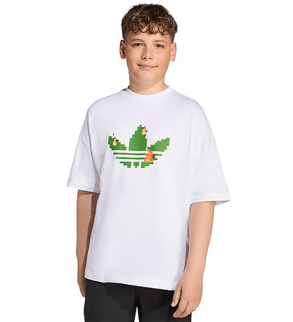adidas Originals Stuttermabolur - Hvítt M. Minecraft