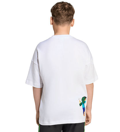 adidas Originals Stuttermabolur - Hvítt M. Minecraft