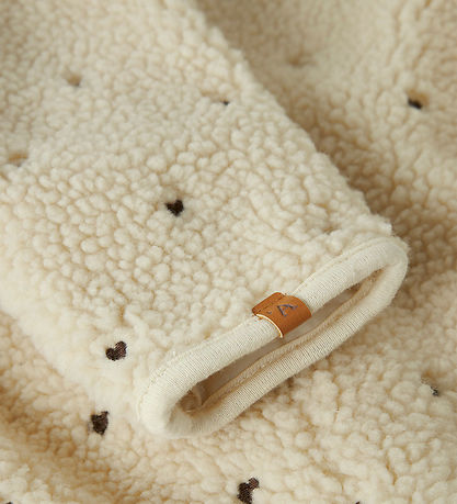 Lil' Atelier Pramsuit - Teddy - NbnNalo Loose - Turtledove/Hear