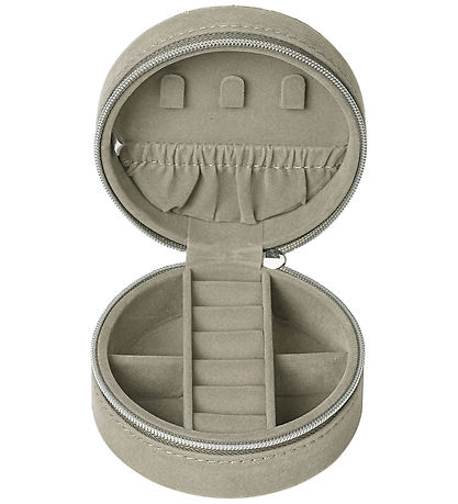 DAY ET Trinket Box - Q Jewelry Zip Round - Cobblestone