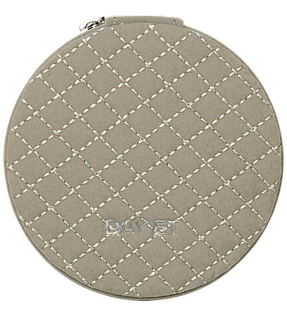 DAY ET Trinket Box - Q Jewelry Zip Round - Cobblestone