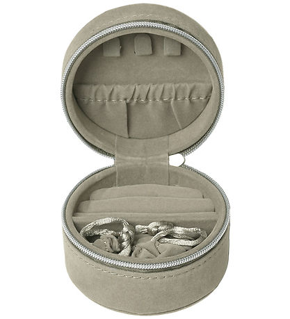 DAY ET Trinket Box - Z Jewelry Zip Round Small - Cobblestone