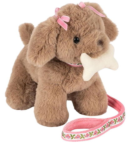 Konges Sløjd Soft Toy - Maude the puppy - Pink Check
