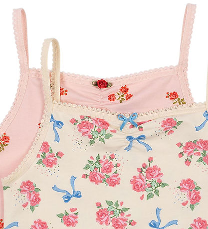 Konges Sløjd Unterhemden - 2er-Pack - GOTS - Bella Rosita/Rosa P