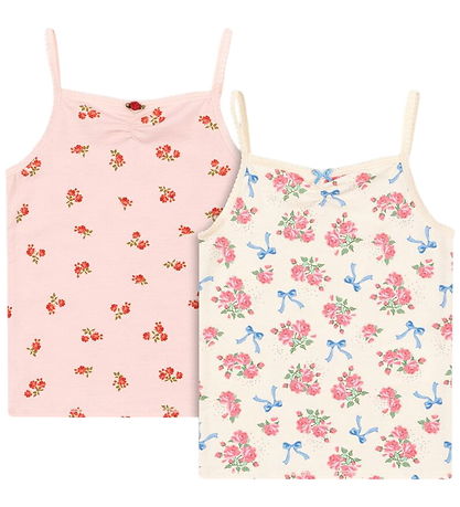 Konges Sløjd Unterhemden - 2er-Pack - GOTS - Bella Rosita/Rosa P