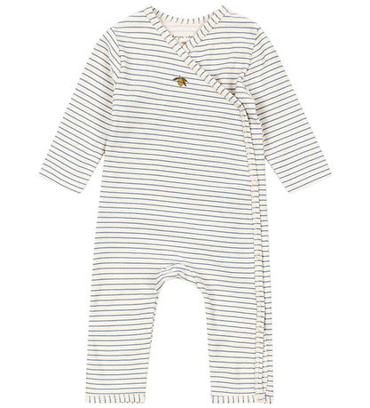 Konges Sløjd Onesie - GOTS - Stripe Blå