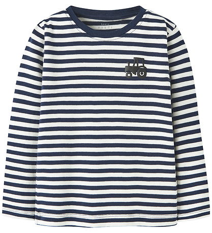 Name It Blússa - Slim - NmmVilli - Dökkblátt Blazer/Tractor