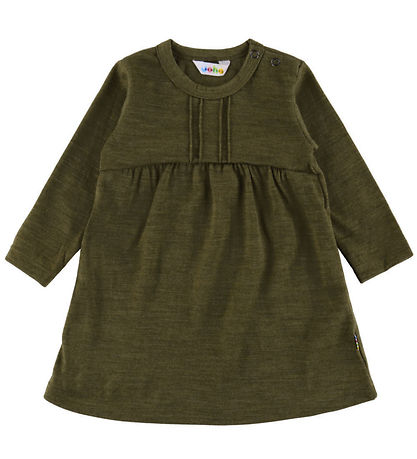 Joha Kleid - Wolle - Moosgrün