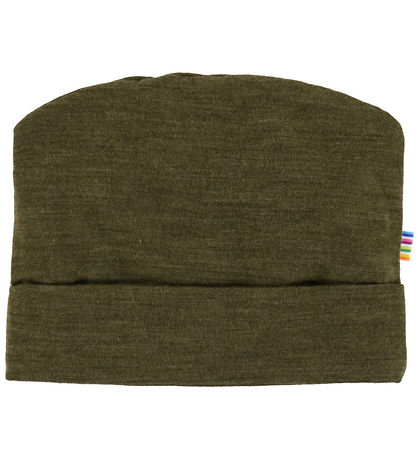 Joha Beanie - Wool - 2-layer - Moss Green