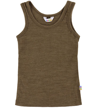 Joha Undershirt - Wool/Silk - Brown Melange