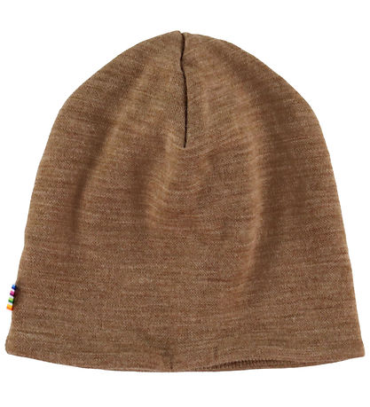 Joha Beanie - Wool - 2-layer - Warm Brown