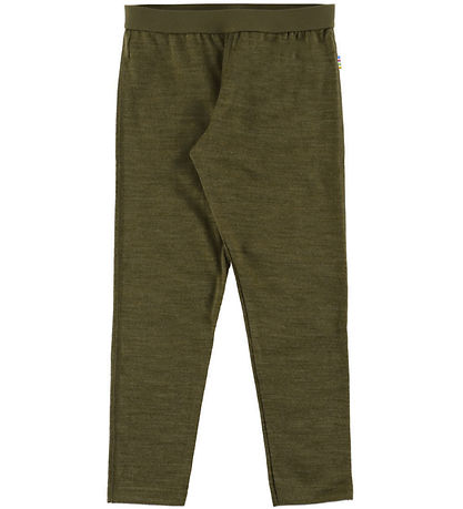 Joha Leggings - ull - Mosi Grænt