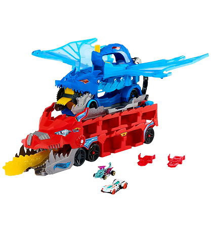 Hot Wheels Spielset - City Ultimate Doppeldrachentransporter